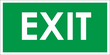B30 exit (пластик, 300х150 мм)